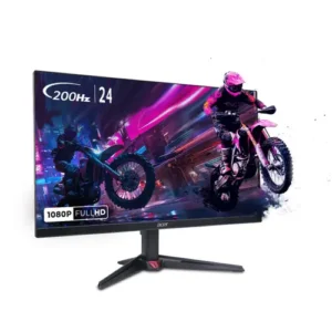 Acer Nitro VG240Y X1 23.8 Inch IPS Full HD Backlit LED Gaming Monitor I 0.5 MS Response I 200Hz Refresh Rate I SRGB 99%, HDR 10 I 2xHDMI, 1xDP I Stereo Speakers I AMD FreeSync Premium I Eye Care