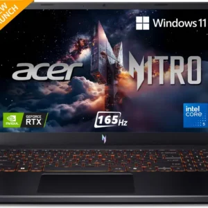 Acer Nitro V 15 Intel Core 5 210H - (16 GB/512 GB SSD/Windows 11 Home/6 GB Graphics/NVIDIA GeForce RTX 4050) ANV15-52 Gaming Laptop (15.6 Inch, Obsidian Black, 2.113 Kg)